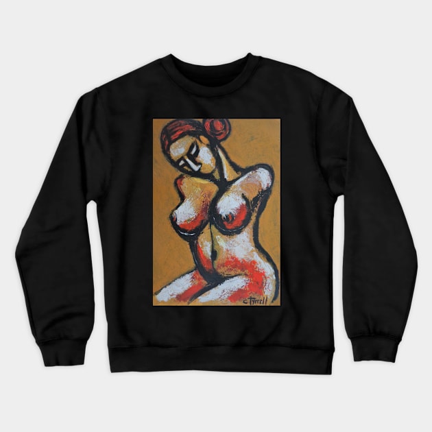 Earth Goddess - Front Crewneck Sweatshirt by CarmenT